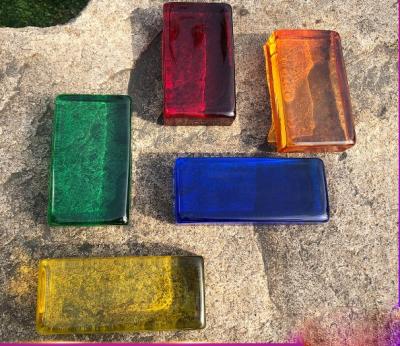 China China Building Decoration Brick Glass Ice Bricks Crystal Multi Colored Brick Mold for sale