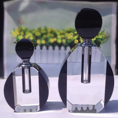 China Gift k9 Crystal Glass Perfume Bottle Manufacturer unique perfume empty bottle for gifts for sale