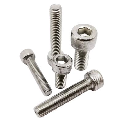 China A2-70 DIN912 Allen Hexagon Hex Socket Cap Stainless Steel M1.4 M1.6 M2 M2.5 M3 M4 M5 M6 M8 M10 M12 M14 M16 304 Head Screw Bolt for sale