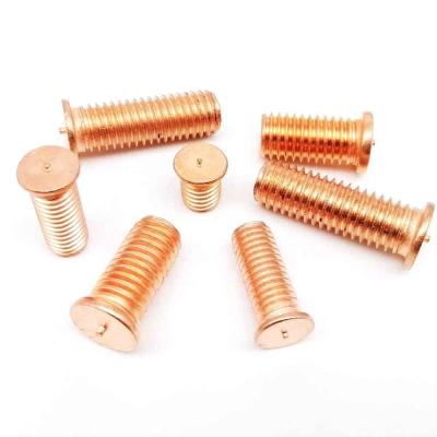 China Steel M3 M4 M5 M6 M8 M10 Capacitor Discharge Carbon Steel Weld Point Nail Bolt Stud Welding Copper Clad Screw for sale