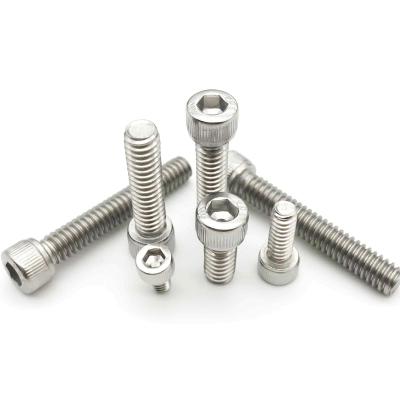 China HEX UNF 0#-80 UNC 2#-56 4#-40 6#-32 8#-32 10-24 US Thread 304 Stainless Steel A2 Hex Socket Hex Socket Coarse Cap Allen Head Screw Bolt for sale