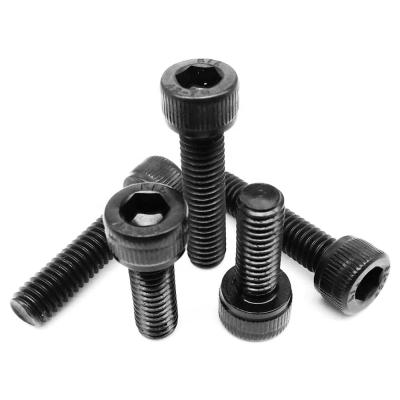 China HEX M2 M2.5 M3 M4 M5 M6 M8 Thread Length 3-60mm Black DIN912 304 Stainless Steel Hexagon Hex Socket Head Cap Allen Screw Bolt for sale