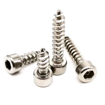 China HEX M2 M2.6 M3 M3.5 M4 304 Stainless Steel A2-70 Allen Hex Hexagon Socket Cap Head Wood Tapping Screw for sale