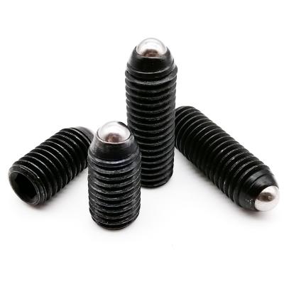 China Worm Head M3 M4 M5 M6 M8 M10 M12 M16 Black Grade 12.9 Alloy Steel Hex Socket Hex Allen Plunger Point Grub Bolt Spring Ball Set Screw for sale