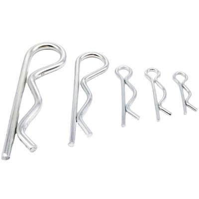 China Carbon Steel M1 M1.2 M1.6 M1.8 M2 M2.5 M3 M3.5 M4 Hair Steel Cotter Pin For Slot Clip Clamp R Spring Type Cotter Pin car wave shape for sale