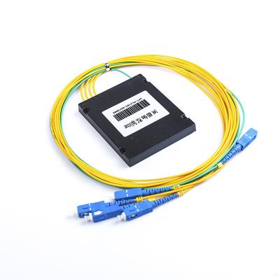 China Indoor/Outdoor PLC Fiber Optic Splitter 1x4 Fiber Optic Splitter 1x4 Box Shaped Fiber Optic Splitter PLC Indoor/Outdoor Fiber Optic Splitter for sale