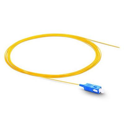 China FTTH/FTTX Fiber Optic Pigtail LC PC UPC APC St FC Simplex SM 0.9mm Singlemode Fiber Optic Patch Cord Pigtail for sale