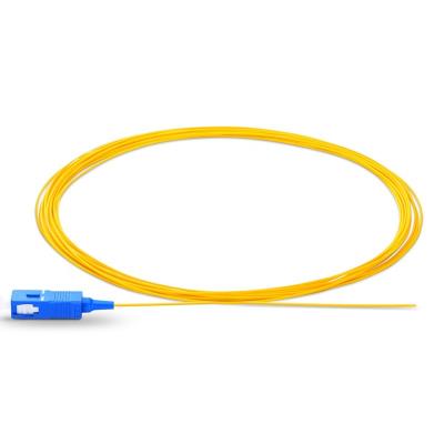 China Fiber Patch Cord Manufacture Hot Sale SC UPC SM Simplex 0.9mm 1m Fiber Pigtail for sale