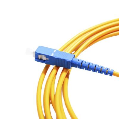 China FTTH/FTTX/FTTB Hot Sale Factory Price High Quality Ce RoHS Approved Single Mode Fiber Optic Patch Cord With SC FC LC Connector for sale