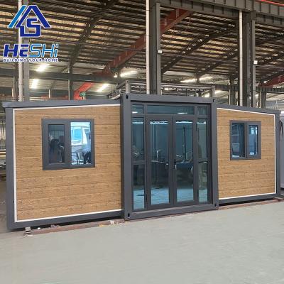 China Modern Factory 20Ft 2 3 4 Home Tiny 40Ft Prefab 5 Bedroom Folding Container House Prefab Building Expandable Living Villa for sale