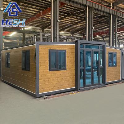 China Modern Verified 20 ft 40 ft Prefab 2 3 4 Mobile Home 5 Bedroom Foldable Expandable Container House Prefab Luxury Villa for sale