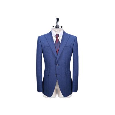 China Anti-wrinkle Autumn Casual Wear Suit Custom Logo Men blue made to order cheap hot sale for sale