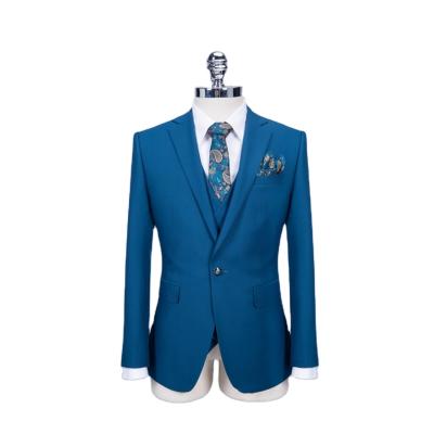 China quality guaranteed unique blue men's suit manufacturer In China byride for sale