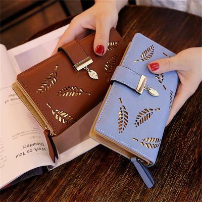 China Baellerry New Waterproof Women Clip 2021 Luxury Fall Mobile Phone Purse Card Holder Horizontal PU Leather Wallets For Fashionable Women for sale