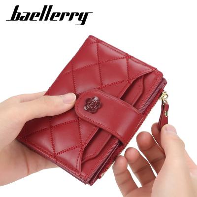 China 2021 Fashion PU Card Holder Women ID Card Holder Fashion Card Holder Leather Wallet Baellerry Small New for sale