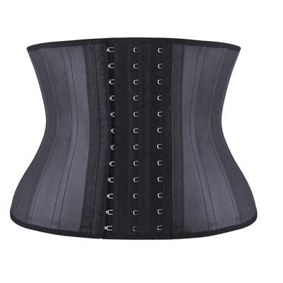 China MOQ 1pc 25 steel bone latex antibacterial slimming control body shaper corset waist trainer for sale