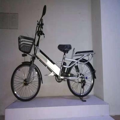 China 350w 25km/H Steel Electric Bike 36V10AH Lithium Folded Bicycle for sale