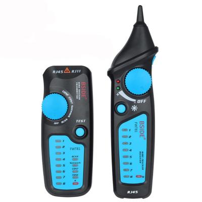 China OEM Factory Bside FWT81 Cable Tracker LAN TV Cable Tester RJ45 RJ11 Telephone Power Line Tester FWT81 for sale