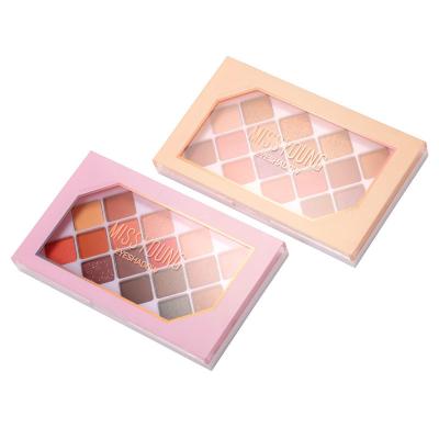 China 16 Colors Eyeshadow Palette Waterproof Makeup Matte Pearl Beaded Private Label for sale