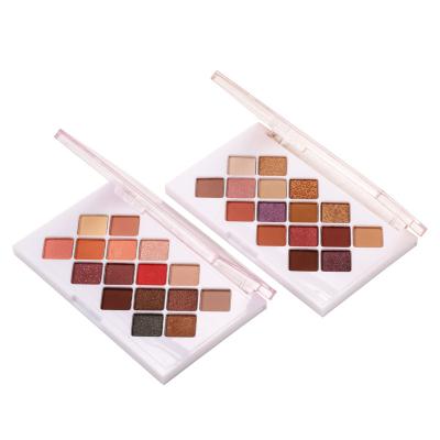 China 16 Colors Waterproof Matte Makeup Private Label Pearl Eyeshadow Palette for sale