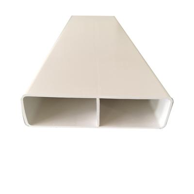 China Custom high quality eco-friendly pvc plastic rectangular tube size pipe cpvc rectangular angle for sale