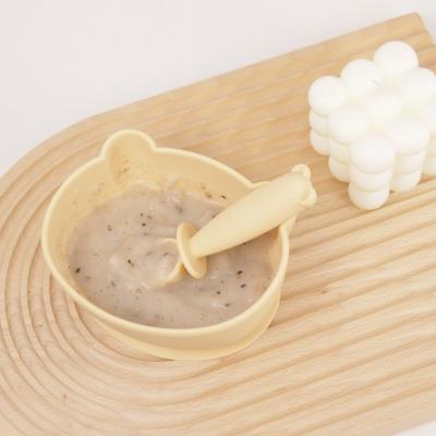 China New Design Food Grade Material Eco-friendly Baby Feeding Bowl Custom Silicone Baby Suction Bowl for sale