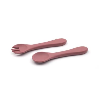 China BPA Free Food Grade Silicone High Quality Colorful Reusable Spoon For Newborn Baby Administers Small Round Spoon Spoon for sale