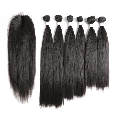 China Straight 100% Virgin Cuticle Aligned Brazilian Straight Hair Bundles Hair Extension for sale