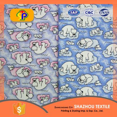 China Custom Anti-Static Printing Cotton Flannel Fabric for sale