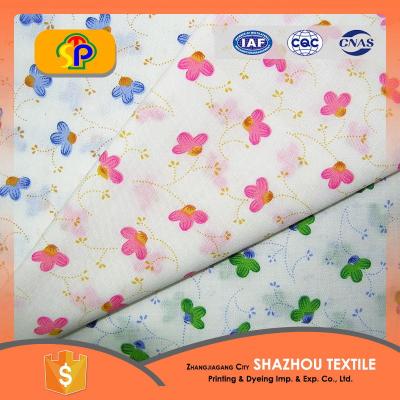 China Beautiful promotion 100% cotton poplin anti-static printed fabric for sale