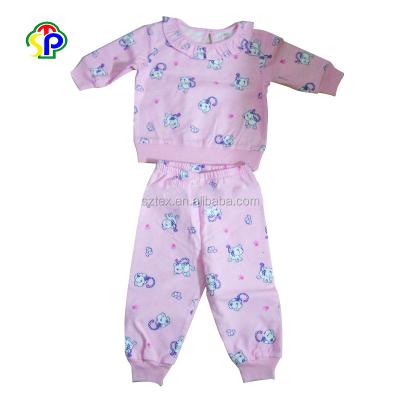 China Wholesale Breathable Girls Cotton Lounge Wear Sleepwear Pajamas Set for sale