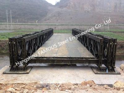 China Hochfeste modulare Platten-Brücke fabrizierte Fahrzeug-Bauernhof-Stahl Bailey vor zu verkaufen