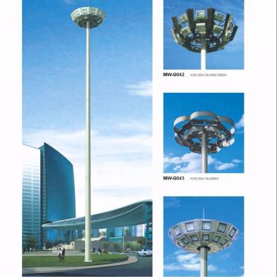 China 9 Mtr 6m iluminação de inundação de aço do diodo emissor de luz da torre da estrutura de polo claro de rua do mastro de 8 medidores de altura à venda