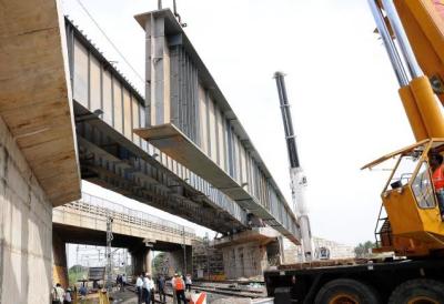 China Spoorwegstaal I Geprefabriceerde de Gang van de het Ontwerpdoos van de Balkbrug Te koop