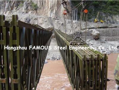 China Stahl durch modularen Bailey Truss Bridge Construction Ready machte Bau zu verkaufen