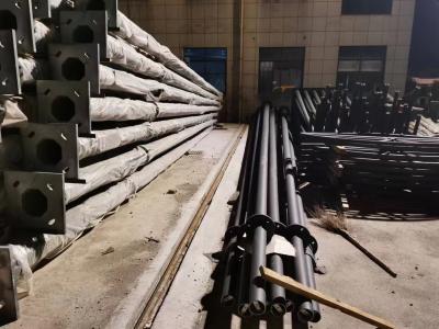 China Único soldado galvanizado elétrico claro dobro de polo de rua do braço 20 pés 30 pés 40 pés 60 pés à venda