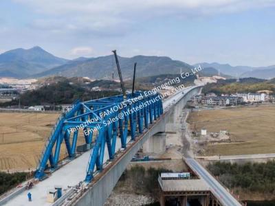 China Bowstring-konkrete Rollen-schweißte Stahlträger-Eisenbahnbrücke-Struktur-Binder H Rahmen zu verkaufen