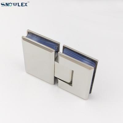 China Modern Heavy Duty Glass Shower Door Hinges 180 Degree Stainless Steel Shower Hinges for sale