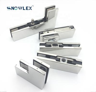 China S-050 Modern Door Clip Accessories Stainless Steel Glass Door Clip Frameless Glass Door Clip Patch Accessories for sale