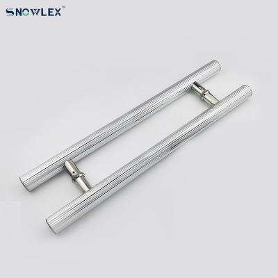 China Good Quality S-168 Modern Glass Door H Type 1.5mm Thickness Aluminum Door Handle for sale