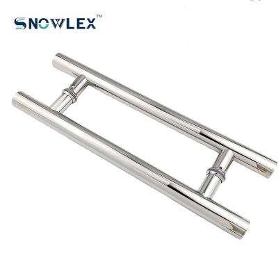 China S-104 Snowlex Brand Stainless Steel Modern Material Sliding Door Handle Glass Door Handle for sale