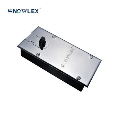 China Modern S-600D Sell Well For Hiding Floor Spring Machine Set Entrance Commercial Office Hydraulic Glass Door Floor Hinge for sale