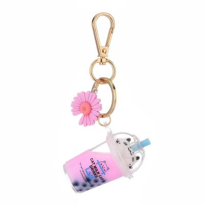 China Teacup Acrylic Creative Key Chain Ornaments Spot Cute Creative Key Chain for sale