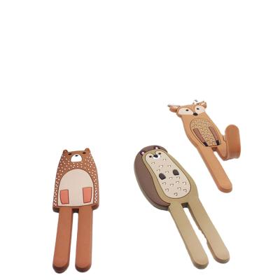 China Shape Magnet Cute Animals Multi Function Creative Hooks Home Fridge Decorations Sticker for sale