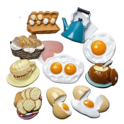 China Shape 3D Food Fridge Magnets Lunch Series Fridge Magnets for sale