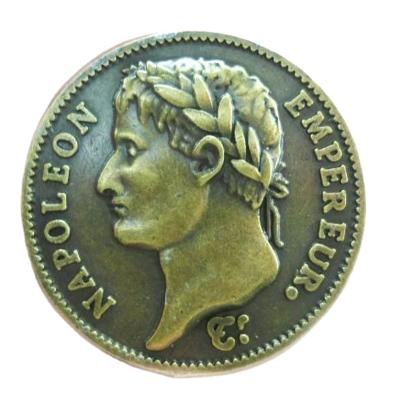 China Europe 3d Napoleon Head Portrait Old Souvenir Coins for sale