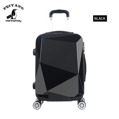 China Travel Diamond Hot Sales 360 Wheels Hard Shell ABS Luggage Set Trolley Bags Suitcases for sale