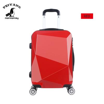 China Diamond Carry On Spinner Wheels Travel Trolley TSA Lock ABS Small Size Large Luggage Sets Suitcase for sale