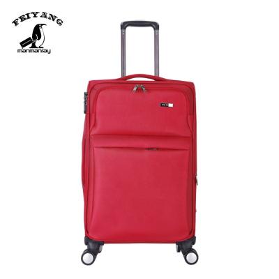 China Waterproof Polyester Luggage Bag 3 Piece Trolley Luggage Set for sale