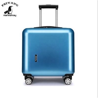 China Shell Trolley Luggage Factory Custom Hard Luggage Moving Cart Carry On Airport Luggage Boarding Under Seat Luggage Bag for sale